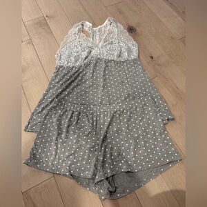 Adore Me Gray Lace set